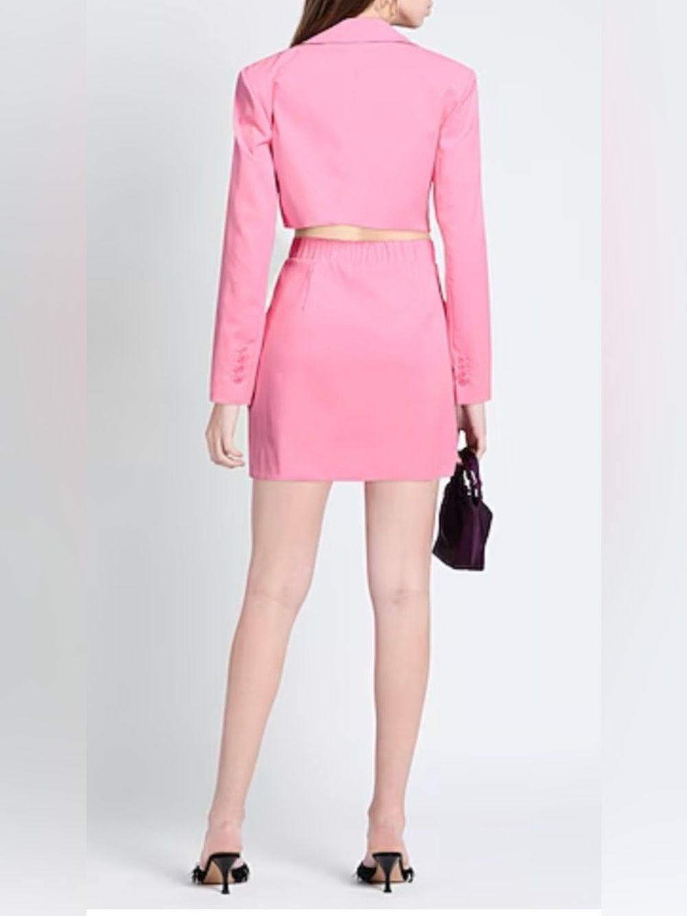 Jonathan Simkhai Kylo Cut Out Blazer Mini Dress in Taffy Size 4